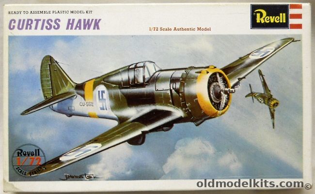 Revell 1/72 Curtiss Hawk 75A (P-36) Finland, H658-70 plastic model kit